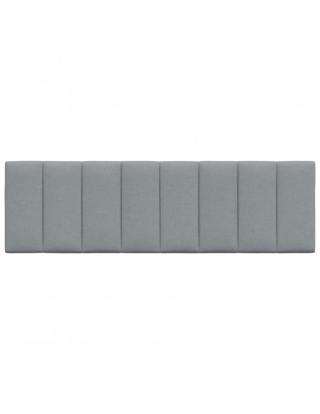 Cuscino Testiera Grigio Chiaro 160 cm in Tessuto