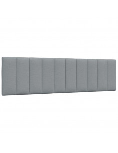 Cuscino Testiera Grigio Chiaro 180 cm in Tessuto