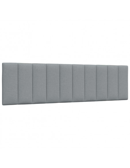 Cuscino Testiera Grigio Chiaro 180 cm in Tessuto