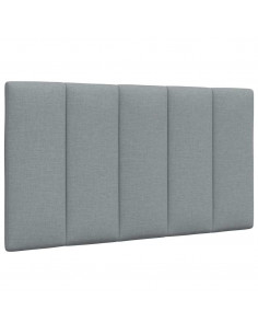 Cuscino Testiera Grigio Chiaro 80 cm in Tessuto