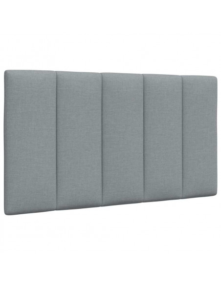 Cuscino Testiera Grigio Chiaro 80 cm in Tessuto