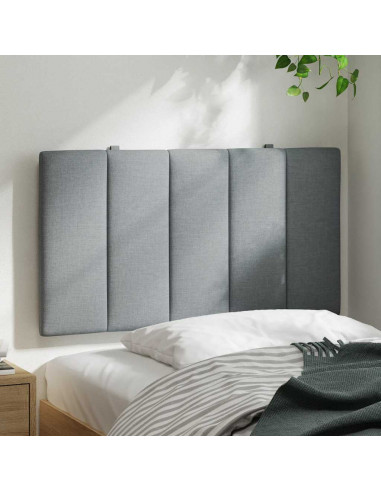 Cuscino Testiera Grigio Chiaro 80 cm in Tessuto