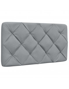 Cuscino Testiera Grigio Chiaro 80 cm in Tessuto