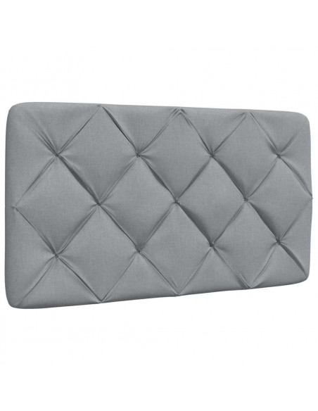 Cuscino Testiera Grigio Chiaro 80 cm in Tessuto
