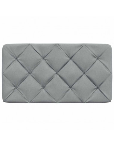 Cuscino Testiera Grigio Chiaro 80 cm in Tessuto