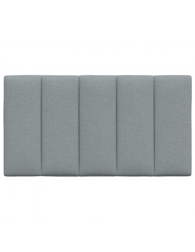 Cuscino Testiera Grigio Chiaro 90 cm in Tessuto
