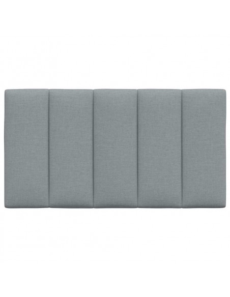 Cuscino Testiera Grigio Chiaro 90 cm in Tessuto