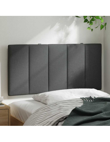 Cuscino Testiera Grigio Scuro 100 cm in Tessuto