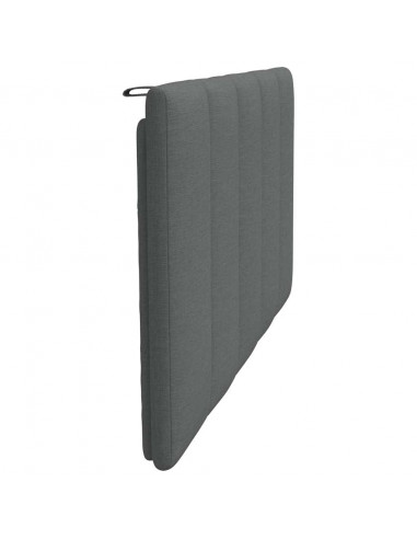 Cuscino Testiera Grigio Scuro 100 cm in Tessuto