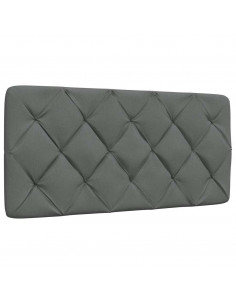 Cuscino Testiera Grigio Scuro 100 cm in Tessuto