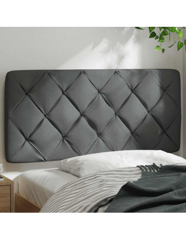 Cuscino Testiera Grigio Scuro 100 cm in Tessuto