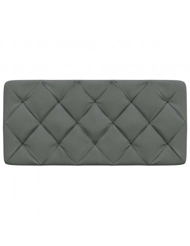Cuscino Testiera Grigio Scuro 100 cm in Tessuto