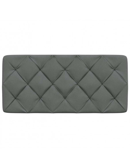 Cuscino Testiera Grigio Scuro 100 cm in Tessuto