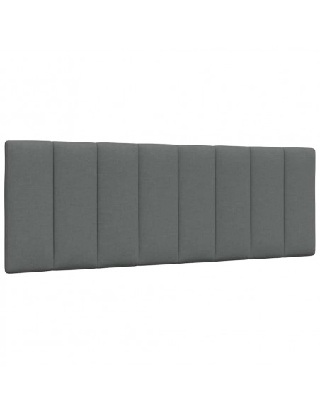 Cuscino Testiera Grigio Scuro 120 cm in Tessuto