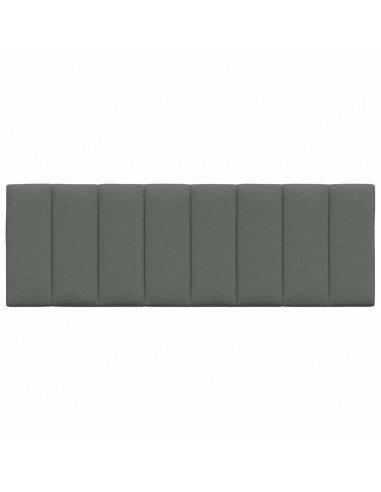 Cuscino Testiera Grigio Scuro 140 cm in Tessuto