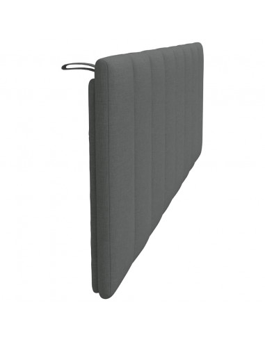 Cuscino Testiera Grigio Scuro 160 cm in Tessuto
