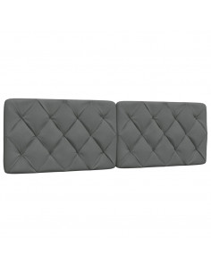 Cuscino Testiera Grigio Scuro 160 cm in Tessuto