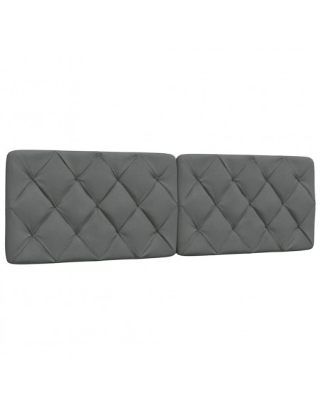 Cuscino Testiera Grigio Scuro 160 cm in Tessuto