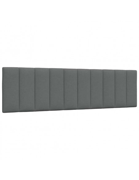 Cuscino Testiera Grigio Scuro 180 cm in Tessuto