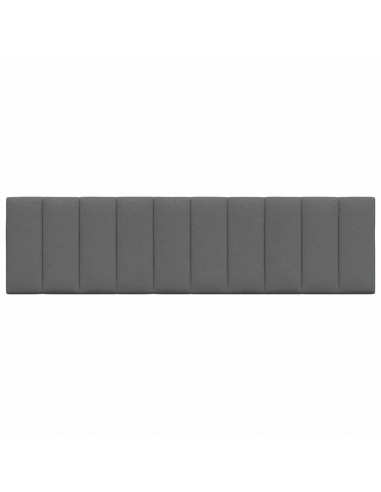 Cuscino Testiera Grigio Scuro 180 cm in Tessuto