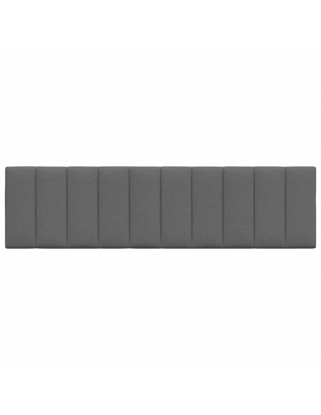 Cuscino Testiera Grigio Scuro 180 cm in Tessuto