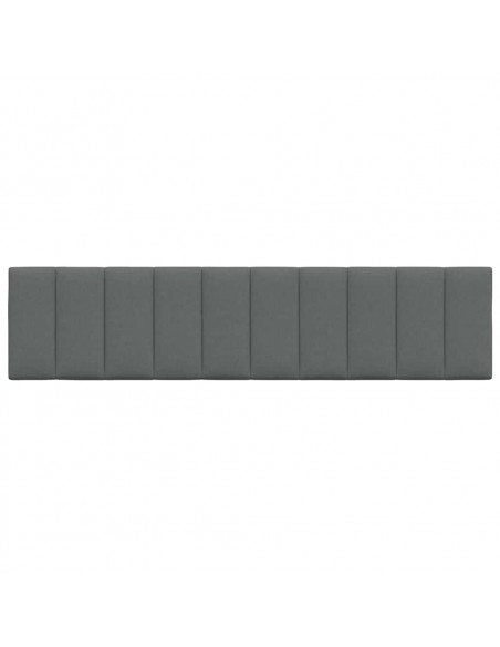 Cuscino Testiera Grigio Scuro 200 cm in Tessuto