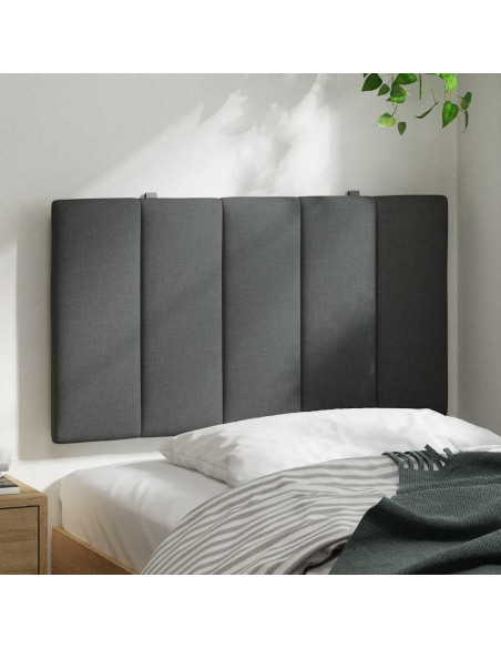 Cuscino Testiera Grigio Scuro 80 cm in Tessuto