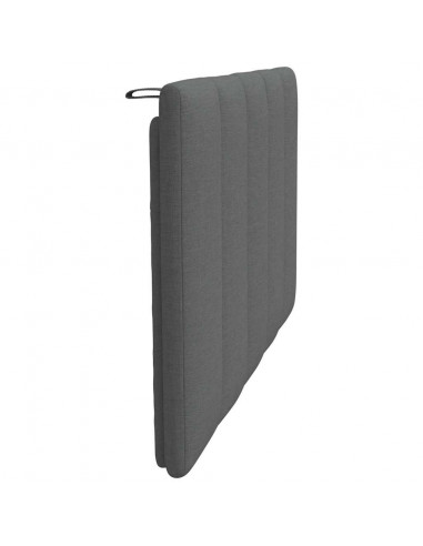 Cuscino Testiera Grigio Scuro 80 cm in Tessuto