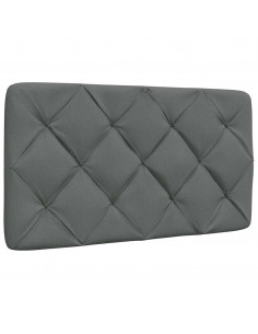 Cuscino Testiera Grigio Scuro 80 cm in Tessuto