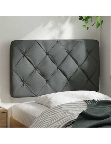 Cuscino Testiera Grigio Scuro 80 cm in Tessuto