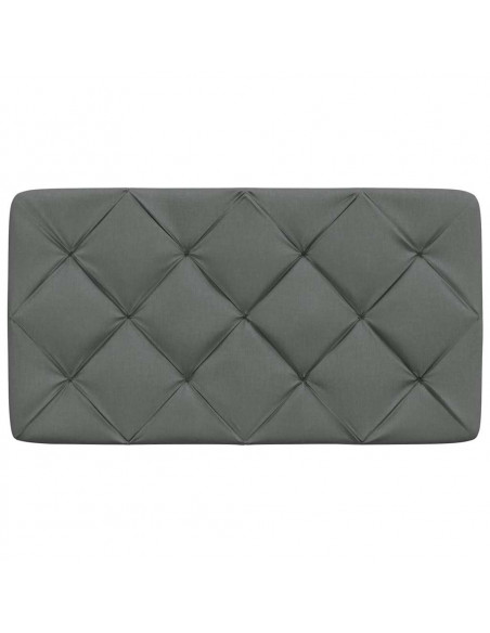 Cuscino Testiera Grigio Scuro 80 cm in Tessuto