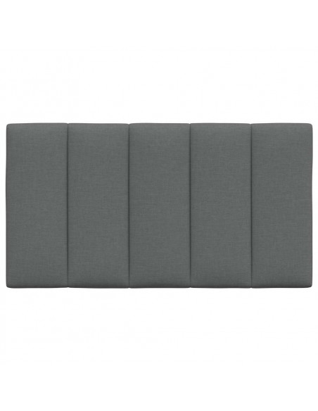 Cuscino Testiera Grigio Scuro 90 cm in Tessuto