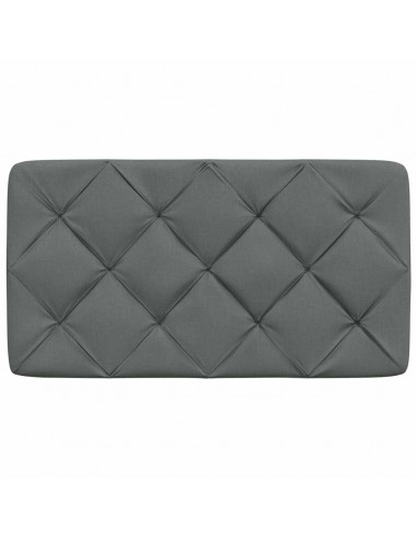 Cuscino Testiera Grigio Scuro 90 cm in Tessuto