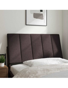 Cuscino Testiera Marrone Scuro 100 cm in Tessuto