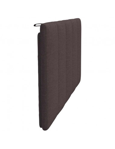 Cuscino Testiera Marrone Scuro 100 cm in Tessuto