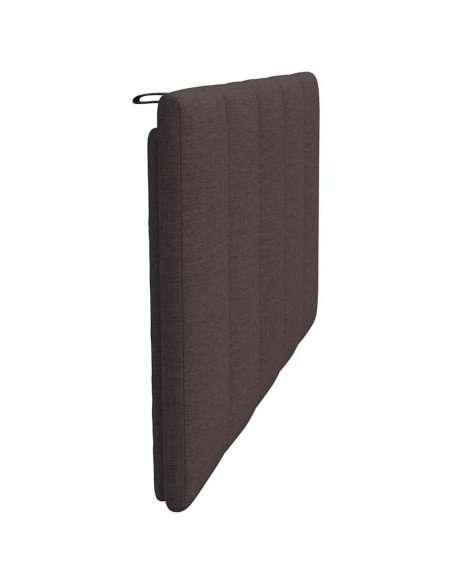 Cuscino Testiera Marrone Scuro 100 cm in Tessuto