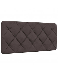 Cuscino Testiera Marrone Scuro 100 cm in Tessuto