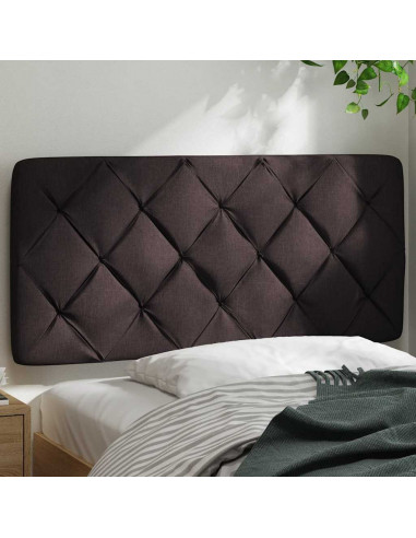 Cuscino Testiera Marrone Scuro 100 cm in Tessuto