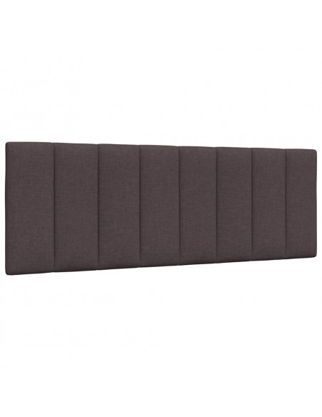Cuscino Testiera Marrone Scuro 120 cm in Tessuto