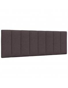 Cuscino Testiera Marrone Scuro 140 cm in Tessuto