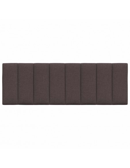 Cuscino Testiera Marrone Scuro 140 cm in Tessuto