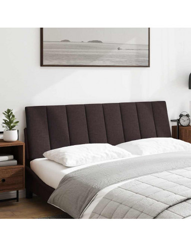 Cuscino Testiera Marrone Scuro 160 cm in Tessuto
