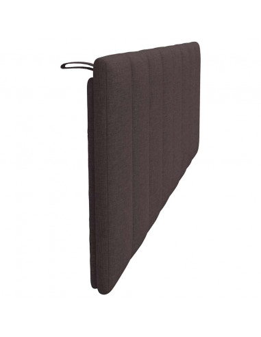 Cuscino Testiera Marrone Scuro 160 cm in Tessuto