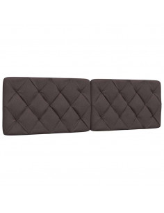 Cuscino Testiera Marrone Scuro 160 cm in Tessuto