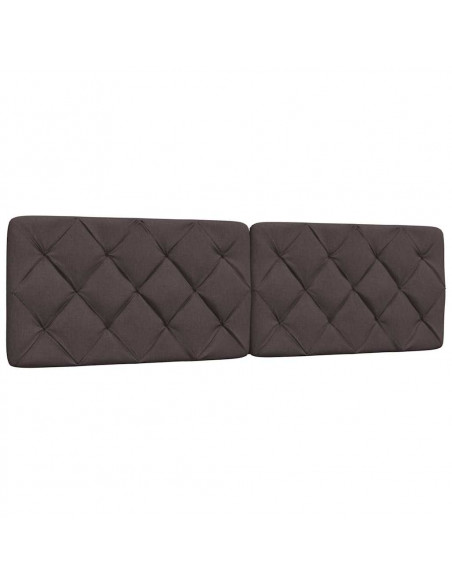 Cuscino Testiera Marrone Scuro 180 cm in Tessuto