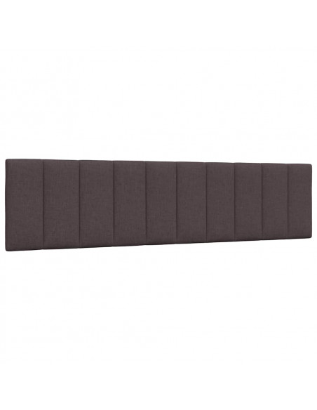 Cuscino Testiera Marrone Scuro 200 cm in Tessuto