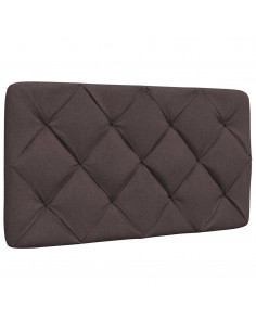 Cuscino Testiera Marrone Scuro 80 cm in Tessuto