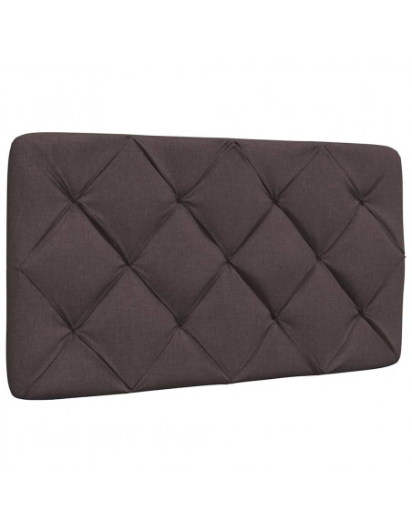Cuscino Testiera Marrone Scuro 80 cm in Tessuto