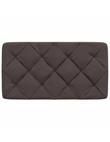 Cuscino Testiera Marrone Scuro 80 cm in Tessuto