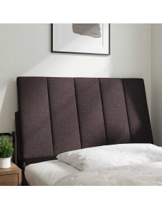 Cuscino Testiera Marrone Scuro 80 cm in Tessuto